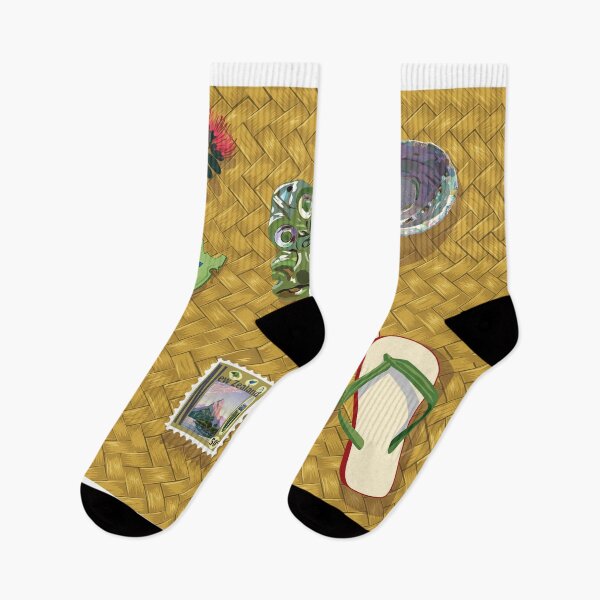 Item preview, Kiwi icons on woven flax  designed and sold by contourcreative.
