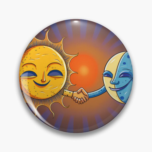 Item preview, the sun and moon friends designed and sold by PrintPhrases.