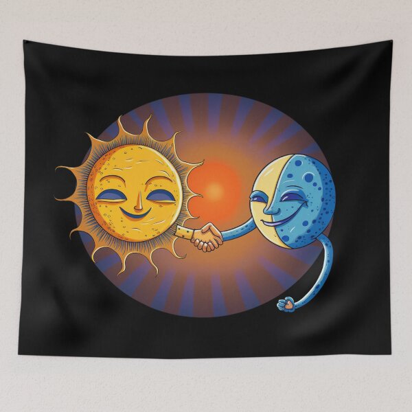 Item preview, the sun and moon friends designed and sold by PrintPhrases.