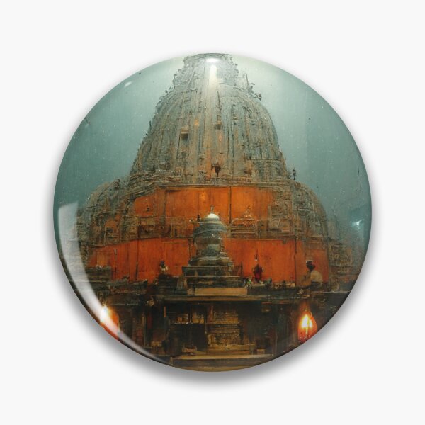Item preview, Temple covered with fog designed and sold by AI-Collections.