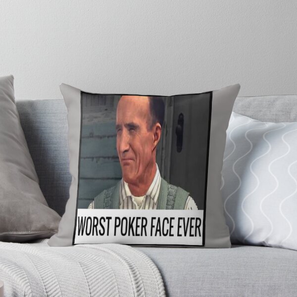 Item preview, WORST POKER FACE EVER designed and sold by Harleythemk.