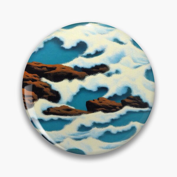 Item preview, Jeffrey Smart Inspired Art - Rocky Shore designed and sold by ArtzandDesignz.