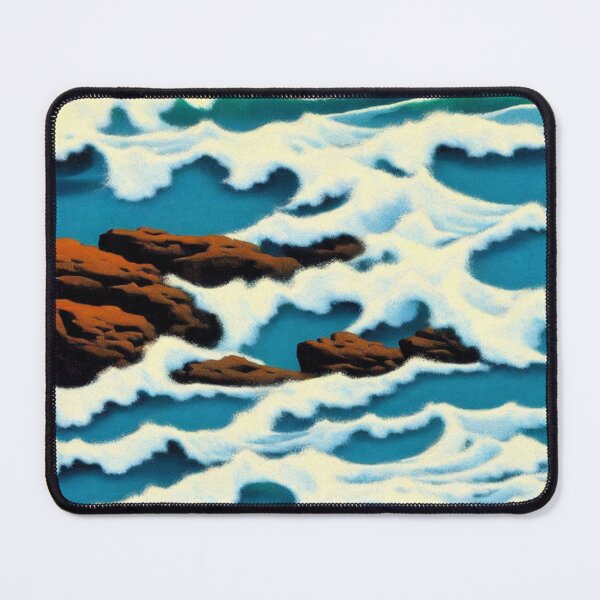Item preview, Jeffrey Smart Inspired Art - Rocky Shore designed and sold by ArtzandDesignz.