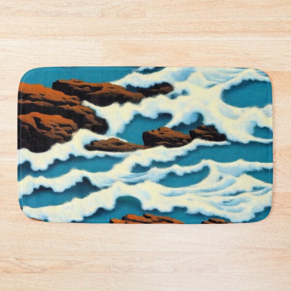 Item preview, Jeffrey Smart Inspired Art - Rocky Shore designed and sold by ArtzandDesignz.