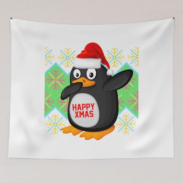 Item preview, Dabbing penguin Dabbing santa hats designed and sold by bestdesign4u.
