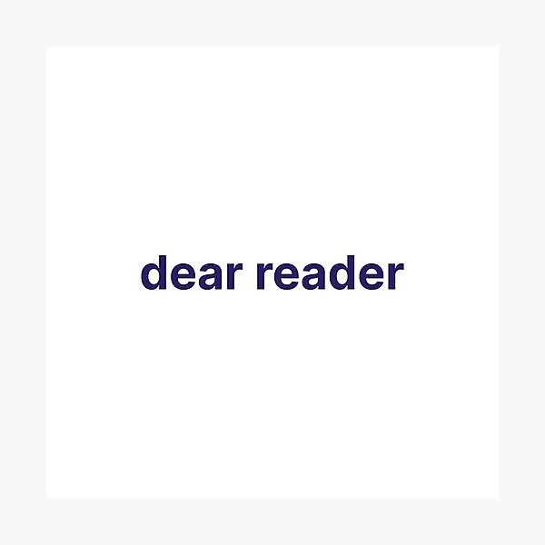 Item preview, Dear Reader Taylor Swift designed and sold by BoldNFresh.
