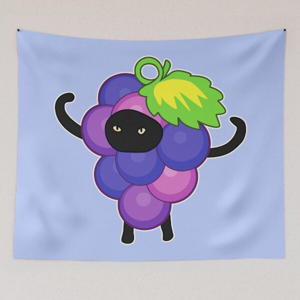 Item preview, funky man grape cat designed and sold by Rzera-.