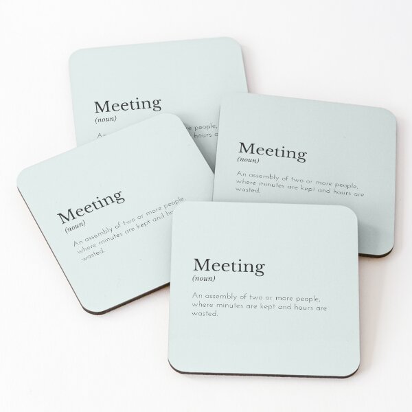 Item preview, Meeting (Noun) designed and sold by FreddyFoozbear.