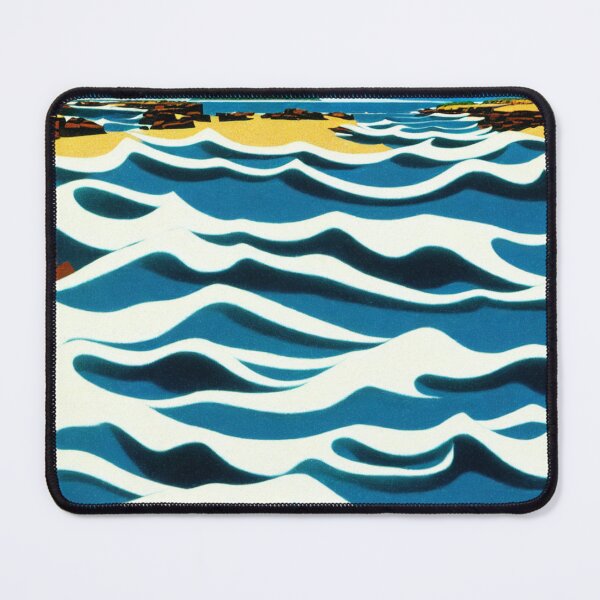 Item preview, Jeffrey Smart Inspired Art - Rocky Bay designed and sold by ArtzandDesignz.