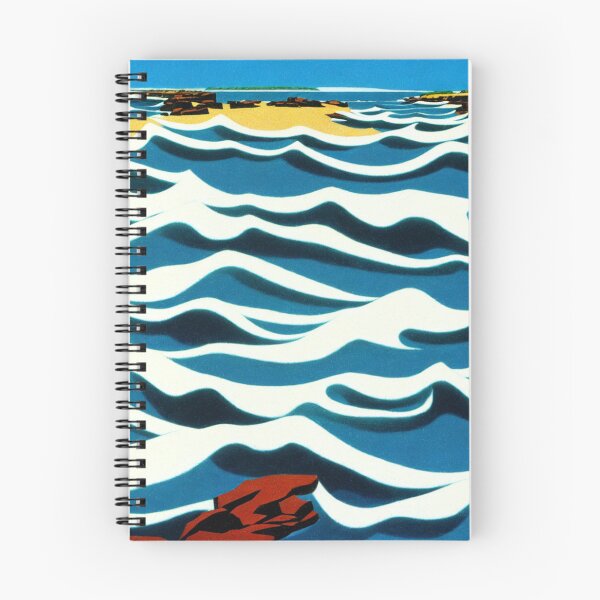 Item preview, Jeffrey Smart Inspired Art - Rocky Bay designed and sold by ArtzandDesignz.