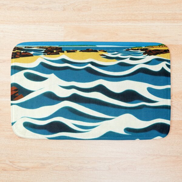 Item preview, Jeffrey Smart Inspired Art - Rocky Bay designed and sold by ArtzandDesignz.
