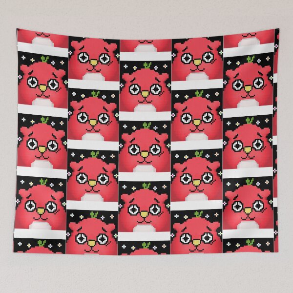 Item preview, 8-bit Red Drummer Cat designed and sold by happystyling.