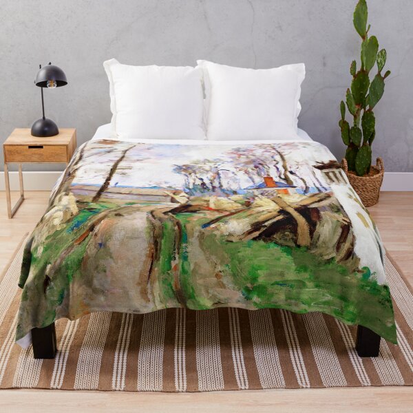 Item preview, HD PAUL CEZANNE - A Village Road near Auvers designed and sold by Go Logo Designs.