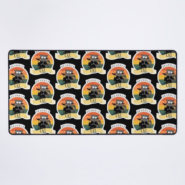 Item preview, Drummer cat _ nyango stra designed and sold by happystyling.