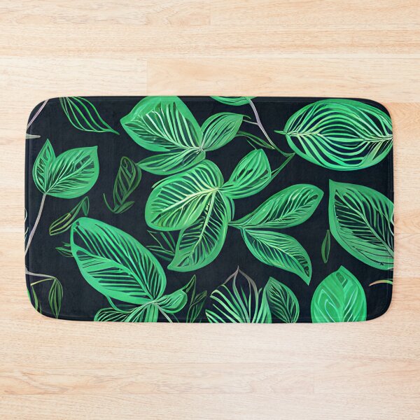 Item preview, Dark tropical green leaf patter #22 designed and sold by supeart.