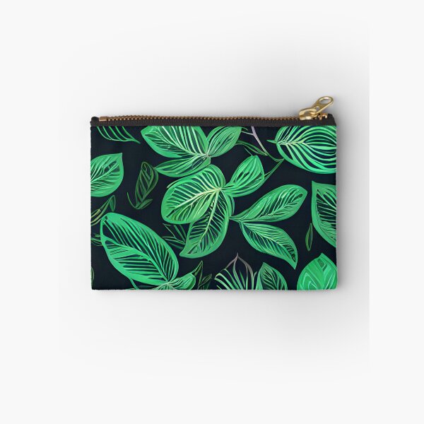 Item preview, Dark tropical green leaf patter #22 designed and sold by supeart.