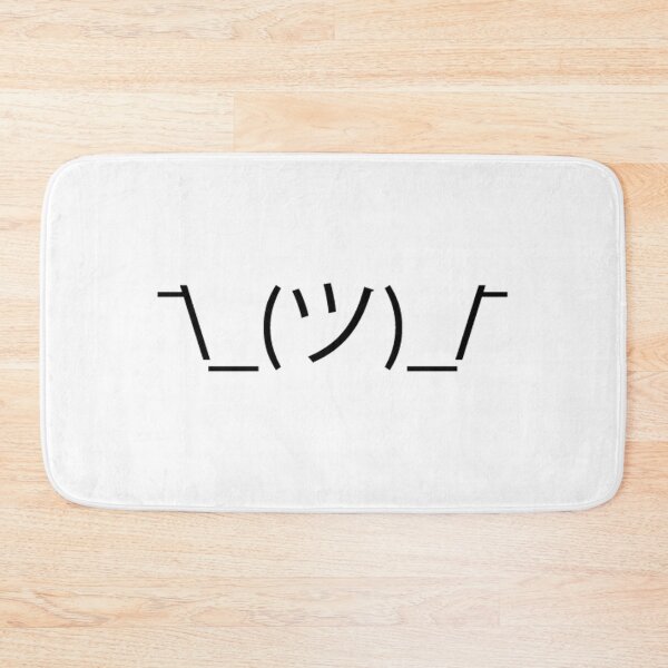 Item preview, Shrug Text Emoji designed and sold by FreddyFoozbear.
