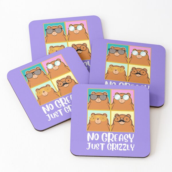 Item preview, No Greasy. Just Grizzly. designed and sold by The magic  Yellow bus.