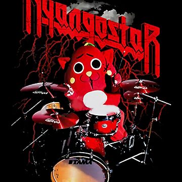 Nyango Star - Cute Japanese Chibi Mascot Metal Drummer Nyango Star - Cute Japanese Chibi Mascot Metal Drummer
