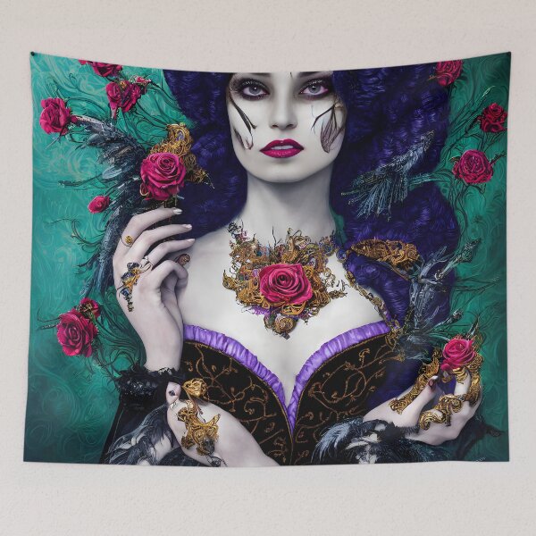 Item preview, Violet Rose Surreal designed and sold by @adorcharm Modern & Classic AI Art.
