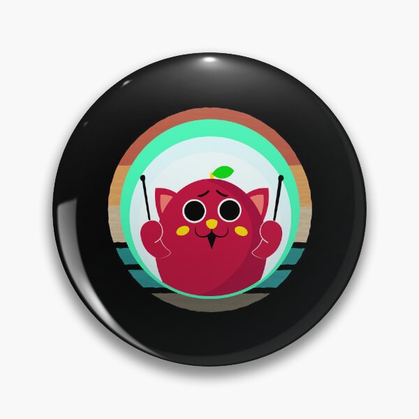 Item preview, Nyango Star Apple Cat Mascot Drummer Japan designed and sold by happystyling.