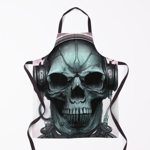 Item preview, Skull with headphones designed and sold by cr6zym1nd.