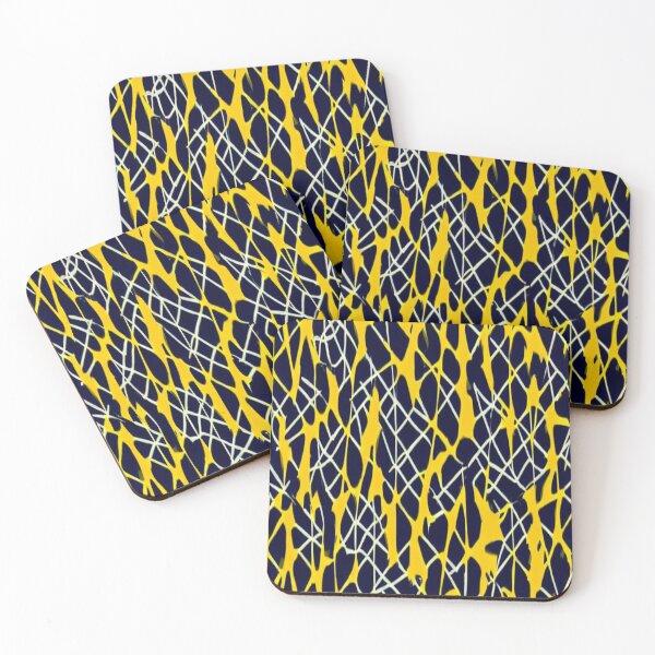 Item preview, Abstract Yellow and Black designed and sold by calibrit.