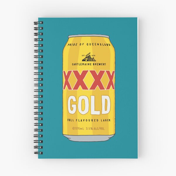Item preview, Hand-drawn XXXX Gold can designed and sold by GuvaZone.
