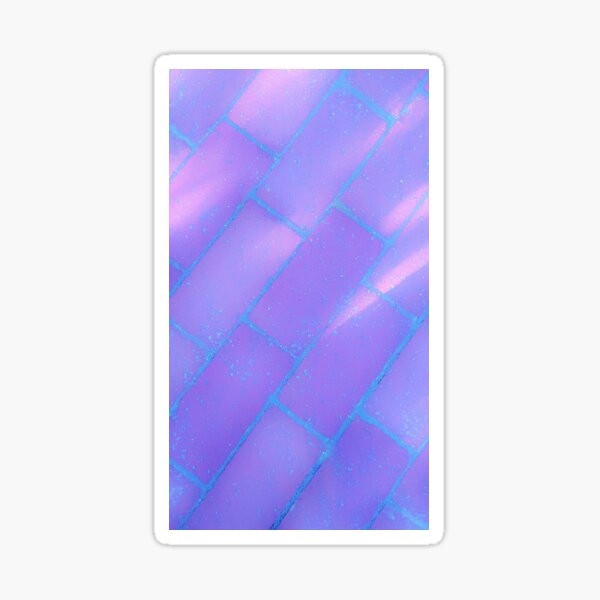 "Purple Bricks" Sticker for Sale by kimar47 Redbubble