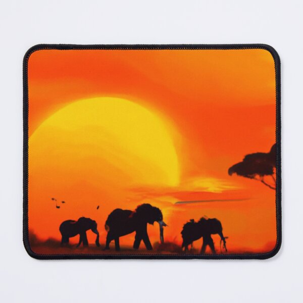Item preview, Beautiful Mara Sunset Elephants designed and sold by artsyhands254.