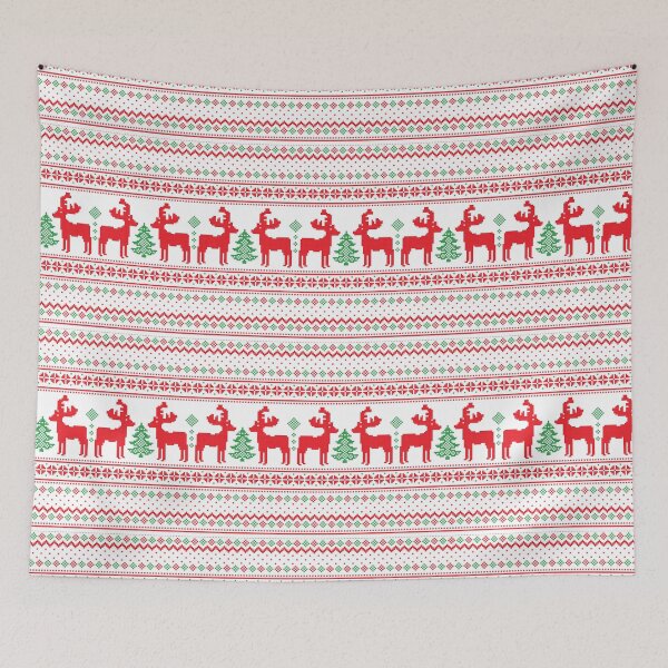 Item preview, Vintage Retro christmas tree pattern designed and sold by HarithHilali.