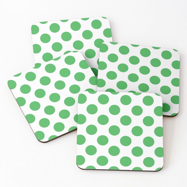 Item preview, Intense Classic Green polka dots designed and sold by coverinlove.