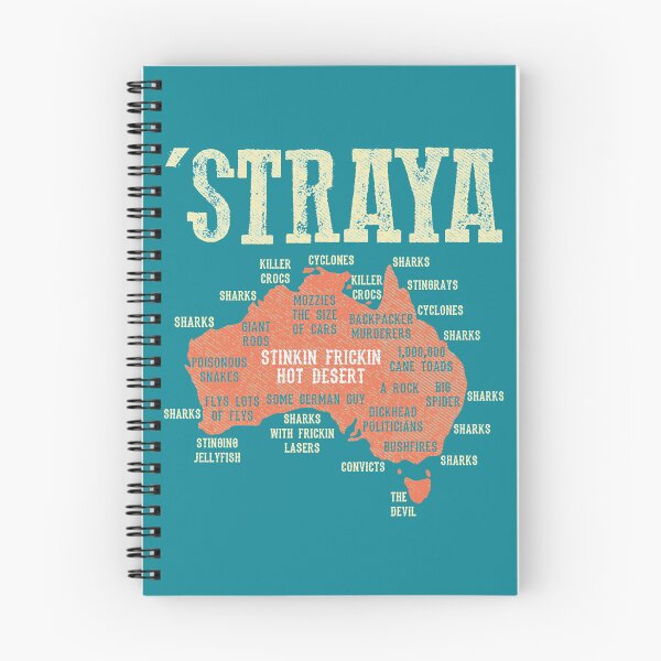 Item preview, Vintage Aussie Day Straya Australia Map G_x27_day Mate Outback designed and sold by GuvaZone.