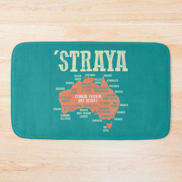 Item preview, Vintage Aussie Day Straya Australia Map G_x27_day Mate Outback designed and sold by GuvaZone.