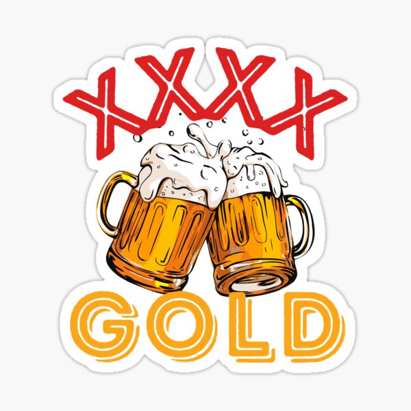 XXXX Gold Australian Beer Sticker