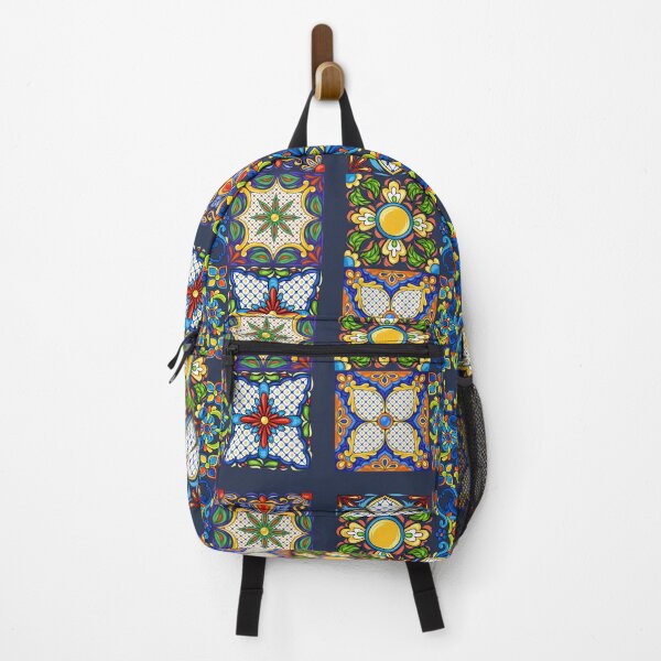 Item preview, Vibrant Blue and Orange Antient Pattern designed and sold by SAarcado.