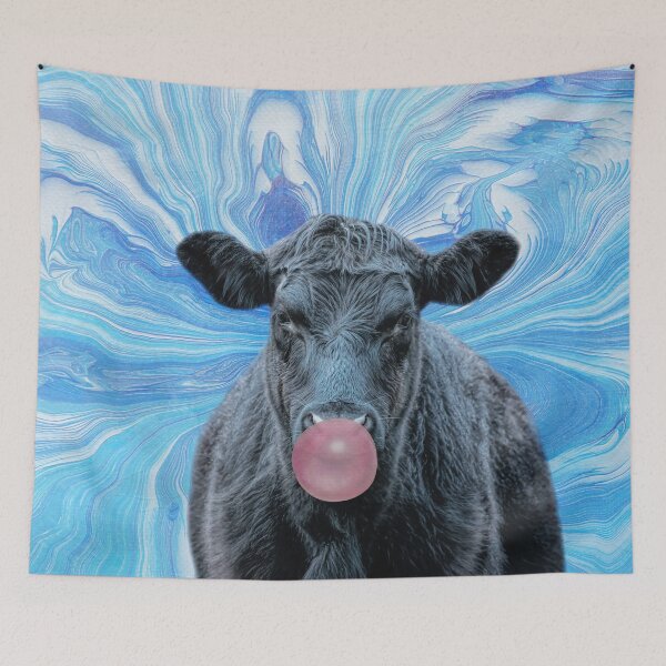 Item preview, Angus Cow with Bubble Gum 1 designed and sold by Elisabeth Lucas.