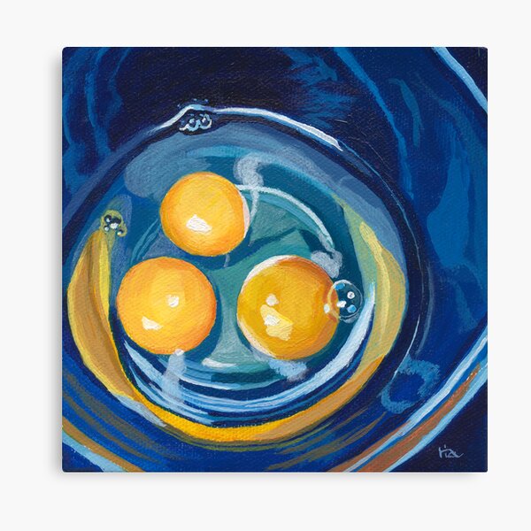 eggs in a bowl Canvas Print