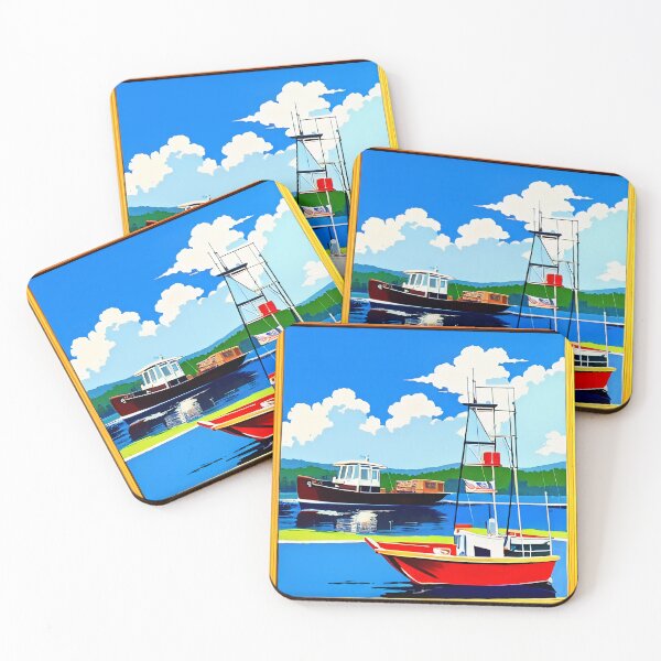 Item preview, Fishing Boat Poster designed and sold by BAYFAIRE.