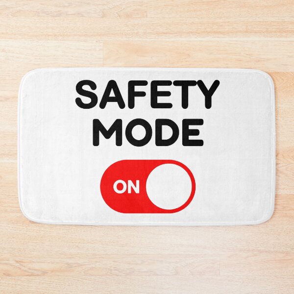 Item preview, Safety Mode On; designed and sold by StickerApe.