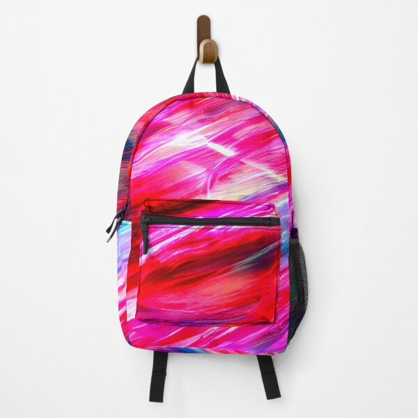 Item preview, thick dense paint pattern knife art - pink blue paint pattern #22 designed and sold by supeart.
