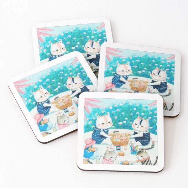Item preview, Kitty Picnic designed and sold by Pariahs-Design.