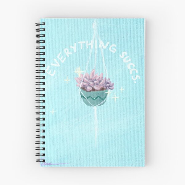 Item preview, 'Everything Succs' (with text) - Gouache Painting designed and sold by Maddy Walker.
