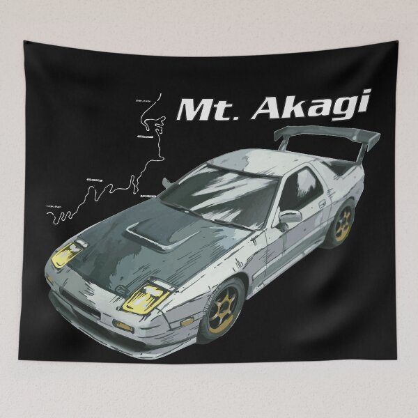 Item preview, Inicial D Monte Akagi Deriva fc3s Mazda SAVANNA RX-7 de Ryosuke Takahashi designed and sold by cowtownCOWBOY.