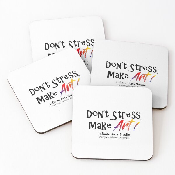 Item preview, Don't Stress, Make Art! designed and sold by whuntley.