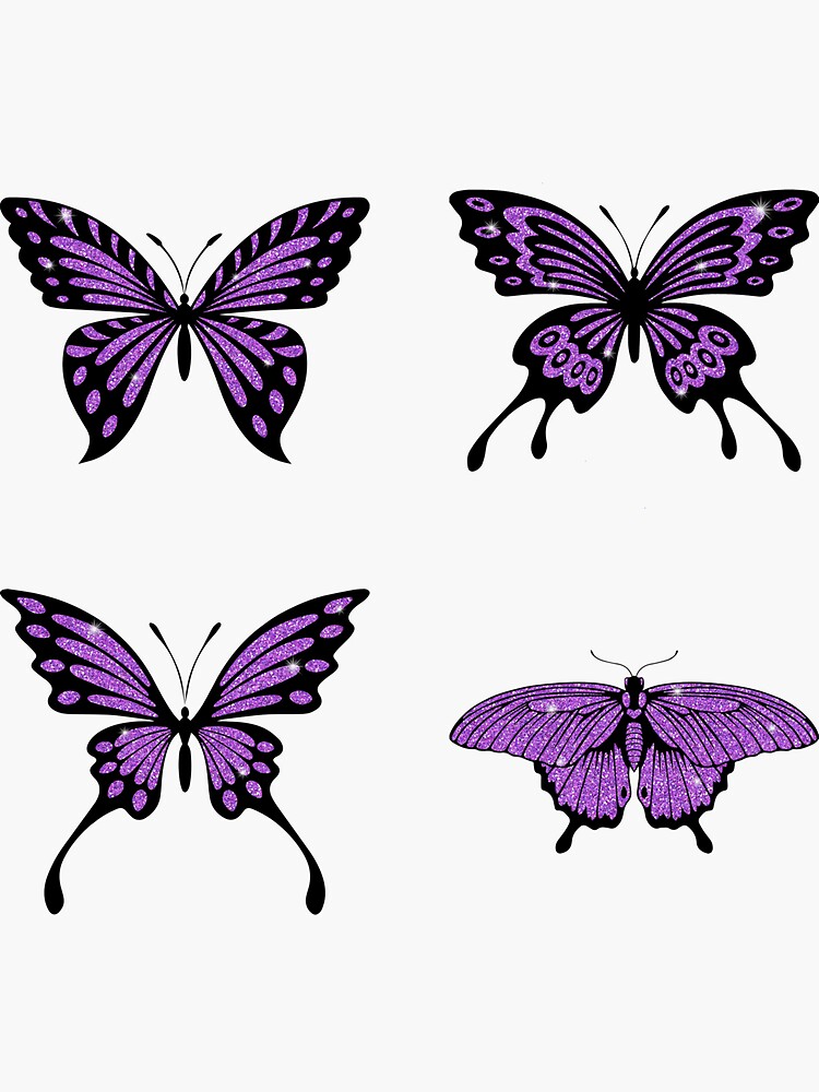 Butterfly Pack Sticker For Sale By Sweary12 Redbubble 0717