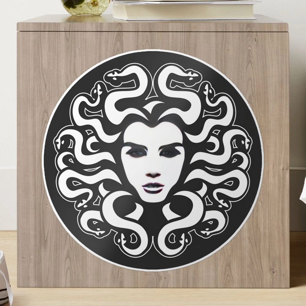  Vinyl Sticker Greek Mythology Woman Medusa Gorgon Mural Decal  Wall Art Decor EH1593 : Handmade Products