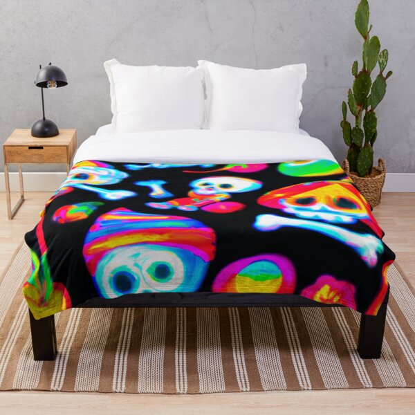 Artikelvorschau, Neon skull and bone pattern entworfen und verkauft von Bakesales.