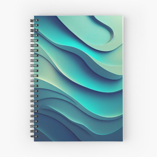 Item preview, Virid waves abstractive pattern designed and sold by AppleElf.