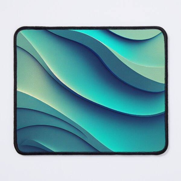 Item preview, Virid waves abstractive pattern designed and sold by AppleElf.